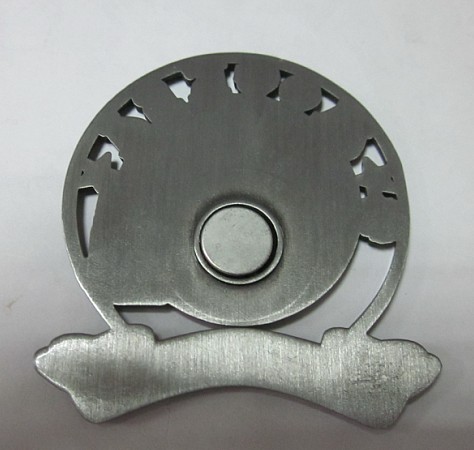 single round magnet