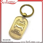 Antique Brass Keyring