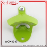 Green Painted Wall Mounted Bottle Opener