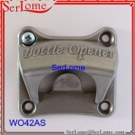 Rectangle Shape Embossed  Wall Mounted Bottle Opener