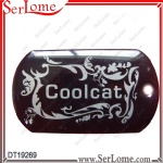 Cool Cat Dog Tag Epoxy Dome