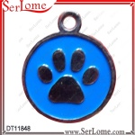 Round Paw Dog Tag