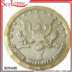 Embossed Metal Coin