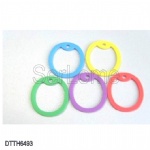 Colorful Ring Silicone Dog Tag