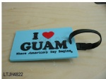 Blue Soft PVC Luggage Tag